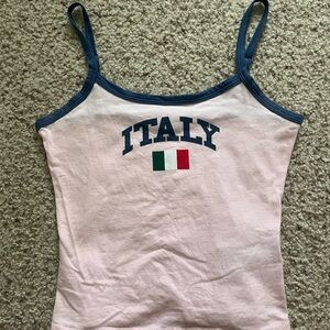 Edikted Pink and Blue Italy Camisole great condition!!